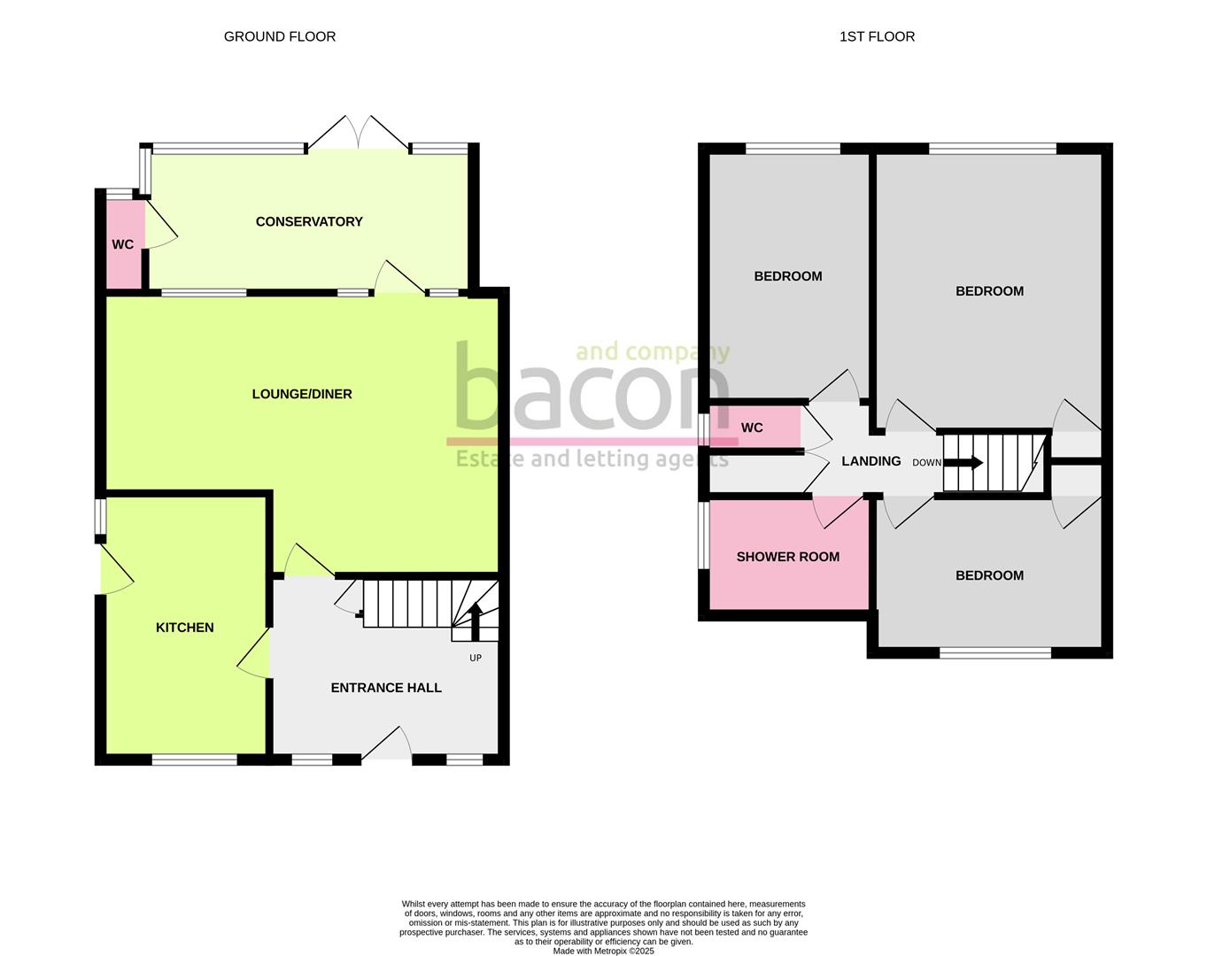 Floor Plan | House - Semi-Detached | Raleigh Crescent, Goring-By-Sea, Worthing | Sold - Subject to Contract